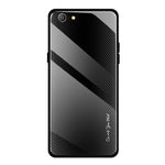Custodia protettiva in vetro sfumato texture per OPPO F11 A9 A33 A57 A39 F3