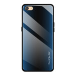 Custodia protettiva in vetro sfumato texture per OPPO F11 A9 A33 A57 A39 F3