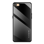 Custodia protettiva in vetro sfumato texture per OPPO F11 A9 A33 A57 A39 F3