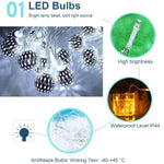Catena luminosa LED 40 o 50 luci con telecomando