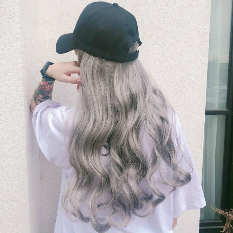 Cappello Big Curve Wig riccia lunga in fibra chimica