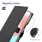 Custodia in pelle a vibrazione orizzontale con fibbia magnetica per Sony Xperia