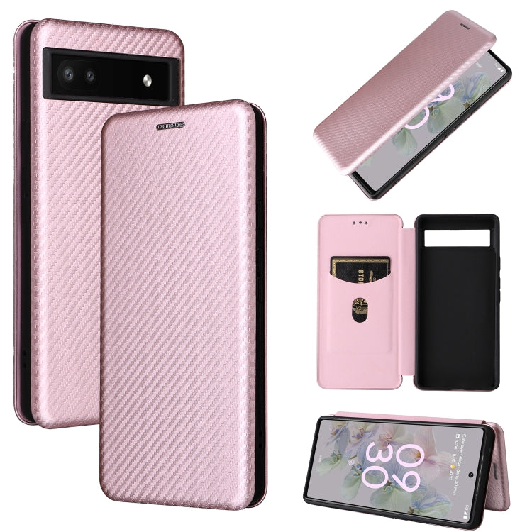 Custodia in pelle con vibrazione orizzontale magnetica per Google Pixel 6a
