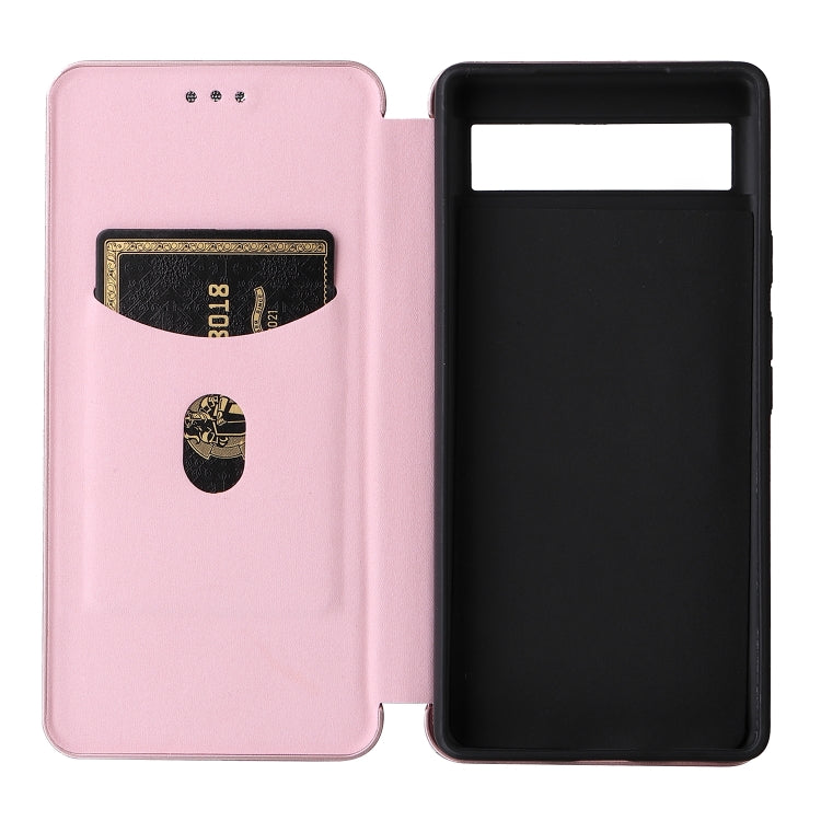 Custodia in pelle con vibrazione orizzontale magnetica per Google Pixel 6a