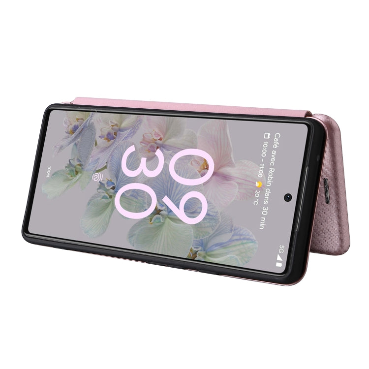 Custodia in pelle con vibrazione orizzontale magnetica per Google Pixel 6a