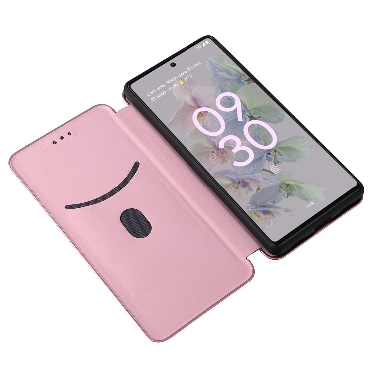 Custodia in pelle con vibrazione orizzontale magnetica per Google Pixel 6a