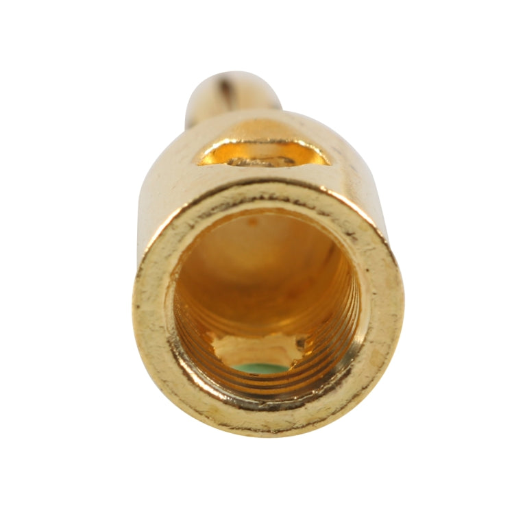 Spina audio con testa a banana da 4 mm placcata in oro