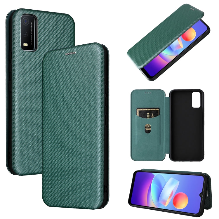 Custodia in pelle con vibrazione orizzontale magnetica per vivo Y3s 2021 e Y15s