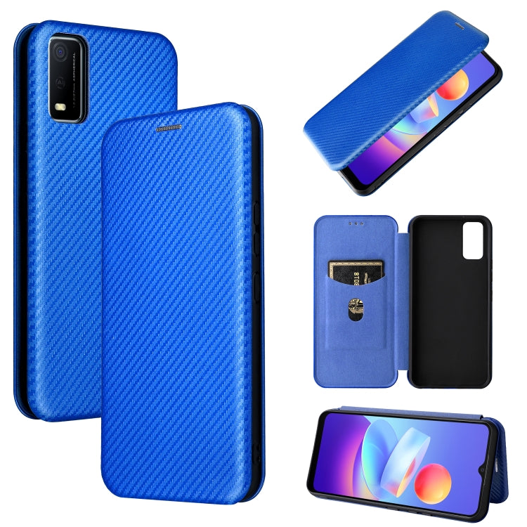 Custodia in pelle con vibrazione orizzontale magnetica per vivo Y3s 2021 e Y15s
