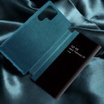 Custodia magnetica in pelle con finestra per Samsung Galaxy S22 U