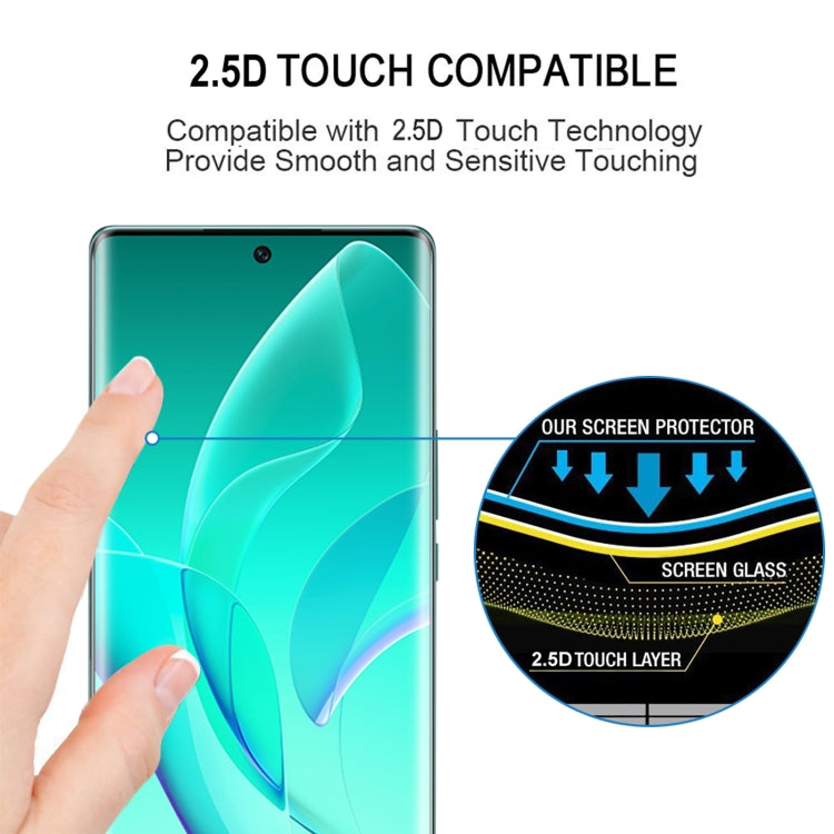 Pellicola in vetro temperato schermo intero con bordo curvo 3D per Honor 60 / 60