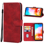 Custodia in pelle rossa per Ulefone Armor 12 5G / 12S