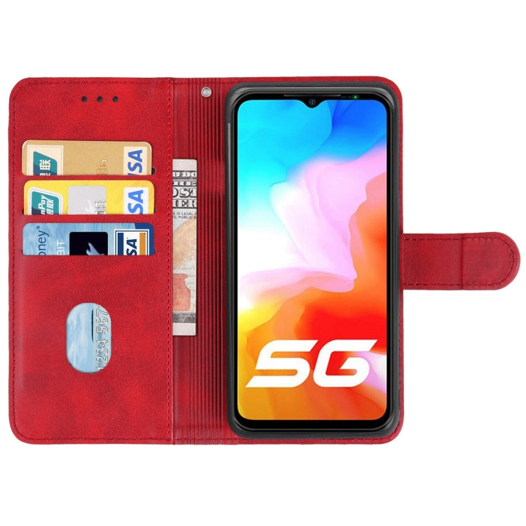 Custodia in pelle rossa per Ulefone Armor 12 5G / 12S