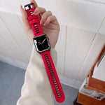 Cinturino in silicone per la serie Apple Watch, 7 41mm / 6&SE&5&4 40mm / 3&2&1 38mm, 7 45mm / 6&SE&5&4 44mm / 3&2&1 42mm