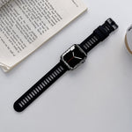 Cinturino in silicone per la serie Apple Watch, 7 41mm / 6&SE&5&4 40mm / 3&2&1 38mm, 7 45mm / 6&SE&5&4 44mm / 3&2&1 42mm