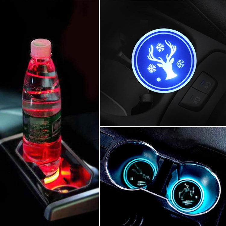 Caricatore USB Auto con Luce LED Atmosfera in Acrilico