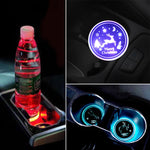 Caricatore USB Auto con Luce LED Atmosfera in Acrilico