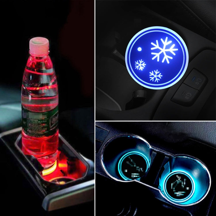 Caricatore USB Auto con Luce LED Atmosfera in Acrilico