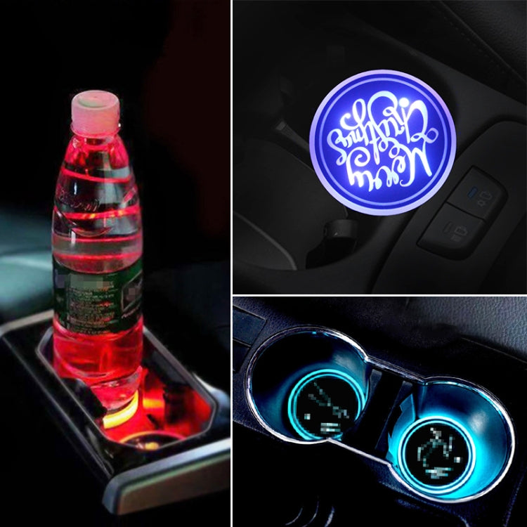 Caricatore USB Auto con Luce LED Atmosfera in Acrilico