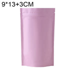 100 buste stand-up in lamina di alluminio opaco 8x12+3cm 9x13+3cm