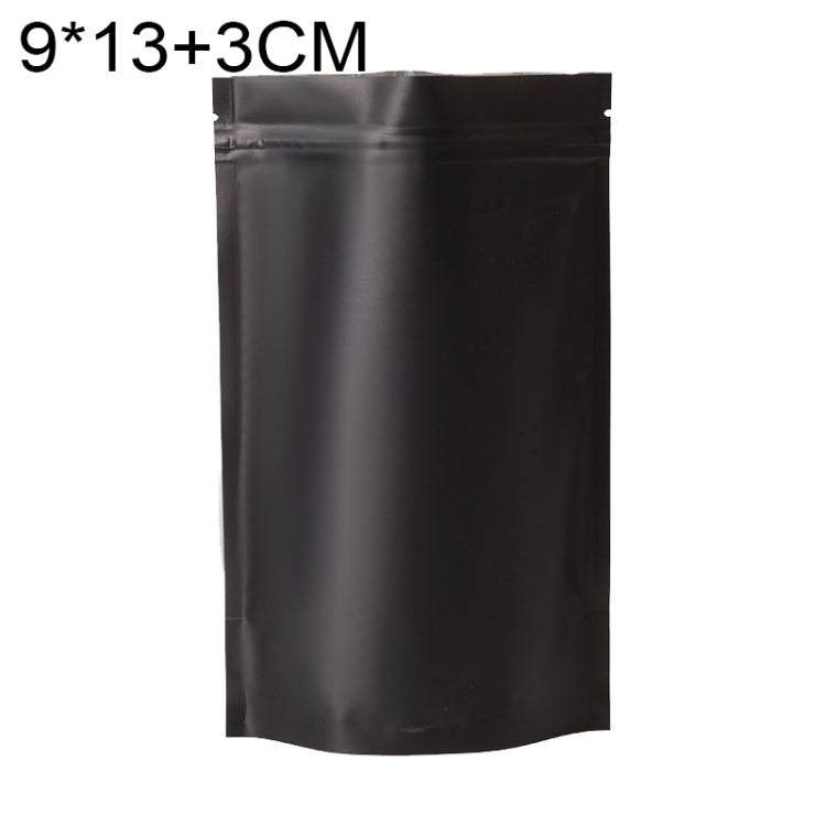 100 buste stand-up in lamina di alluminio opaco 8x12+3cm 9x13+3cm