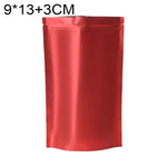 100 buste stand-up in lamina di alluminio opaco 8x12+3cm 9x13+3cm