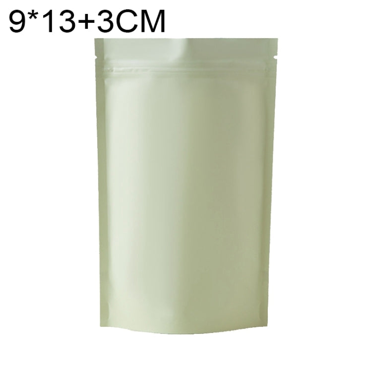 100 buste stand-up in lamina di alluminio opaco 8x12+3cm 9x13+3cm