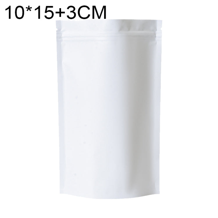 100 buste stand-up in alluminio opaco 10x15+3cm e 12x20+4cm