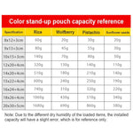 100 buste stand-up in alluminio opaco 10x15+3cm e 12x20+4cm