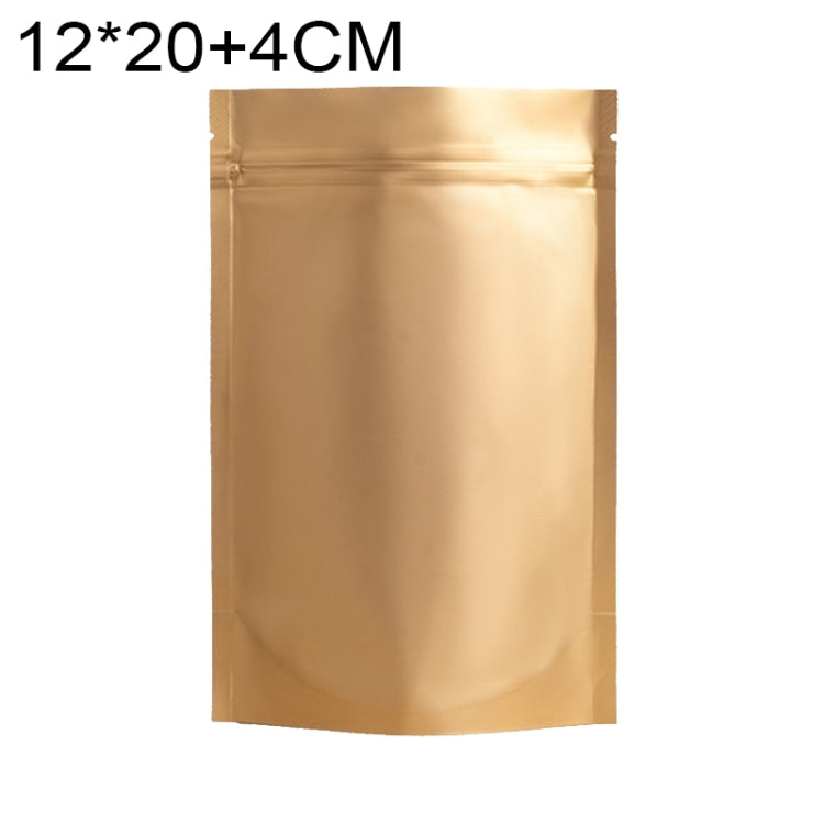 100 buste stand-up in alluminio opaco 10x15+3cm e 12x20+4cm