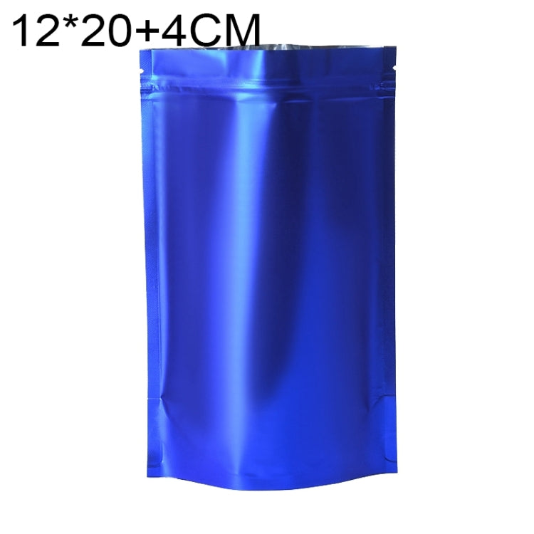 100 buste stand-up in alluminio opaco 10x15+3cm e 12x20+4cm
