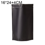 100 buste stand-up in alluminio opaco 16x24+4cm
