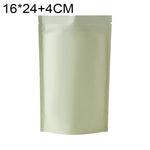 100 buste stand-up in alluminio opaco 16x24+4cm