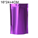 100 buste stand-up in alluminio opaco 16x24+4cm