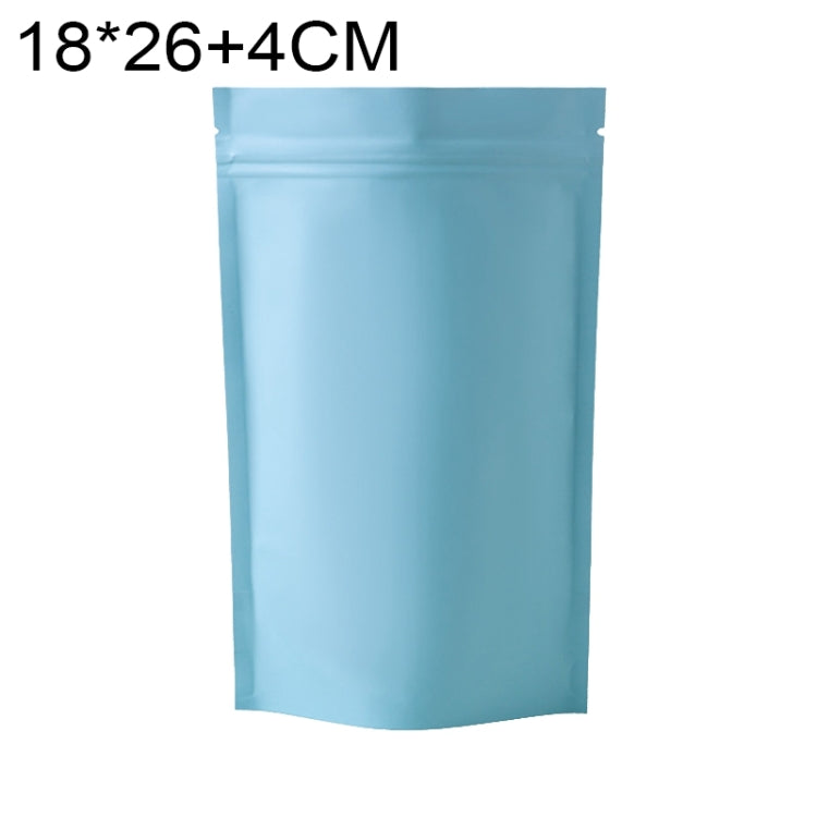 100 buste stand-up in alluminio opaco 16x24+4cm