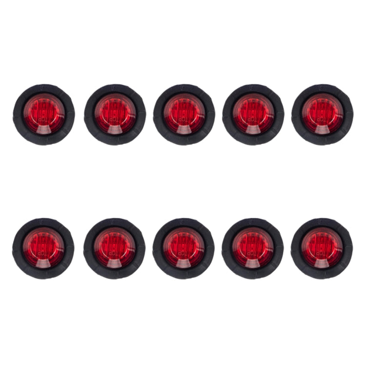 Lampada LED posizione laterale rotonda per rimorchio 12V
