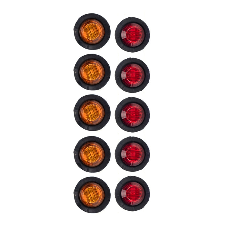 Lampada LED posizione laterale rotonda per rimorchio 12V