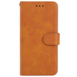 Custodia in pelle marrone per Blackview A55 e UMIDIGI Bison X10S / X10S NFC e