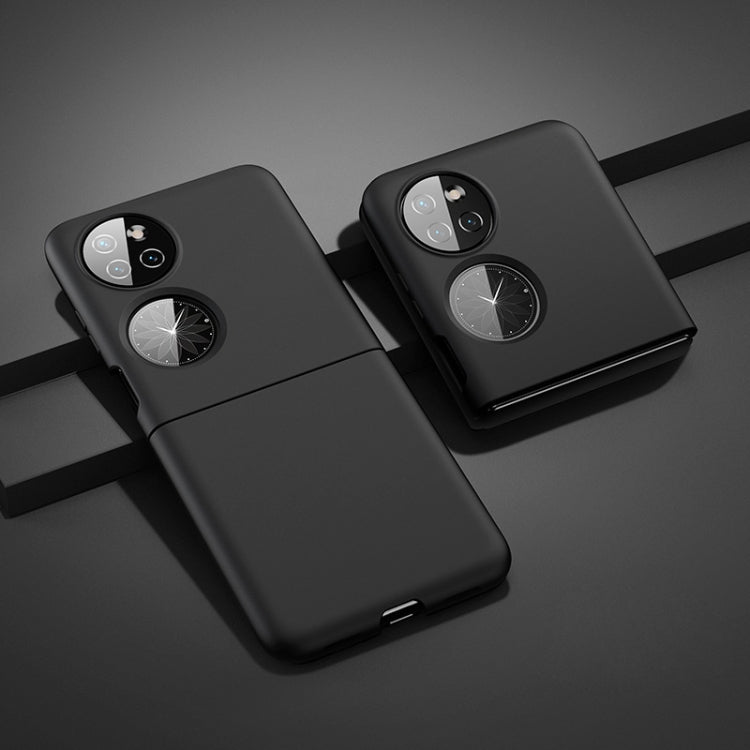 Custodia ultrasottile per Huawei P50 Pocket con finitura spruzzata d'olio