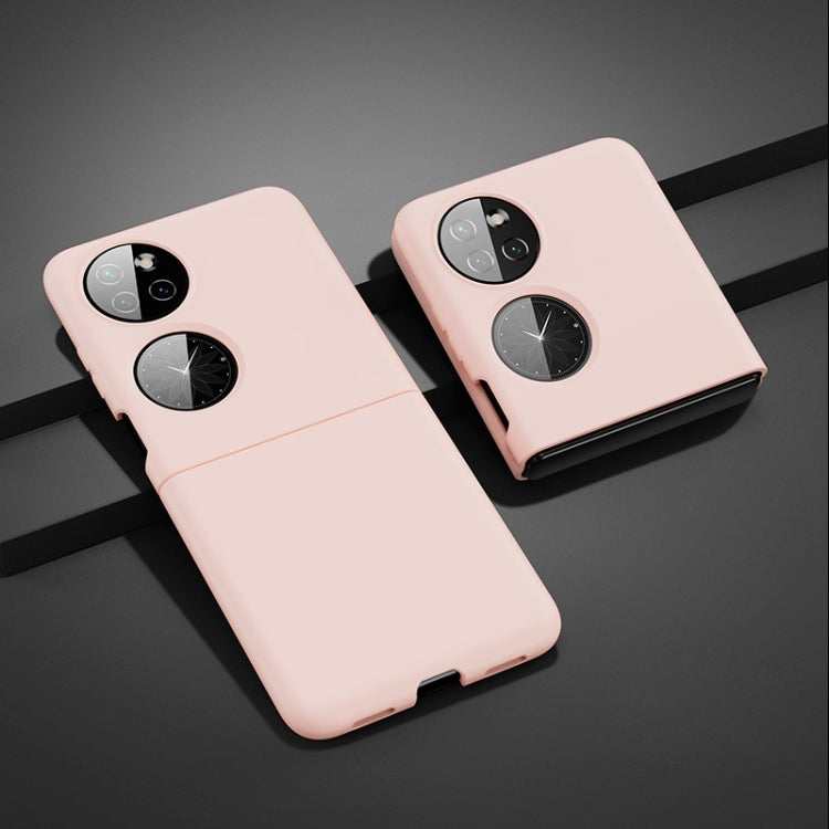 Custodia ultrasottile per Huawei P50 Pocket con finitura spruzzata d'olio