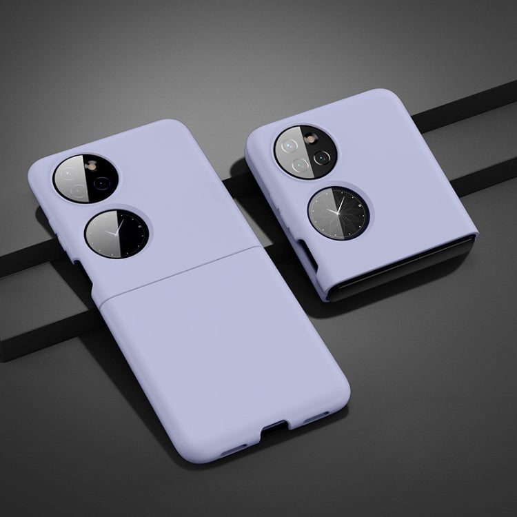 Custodia ultrasottile per Huawei P50 Pocket con finitura spruzzata d'olio