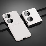 Custodia ultrasottile per Huawei P50 Pocket con finitura spruzzata d'olio
