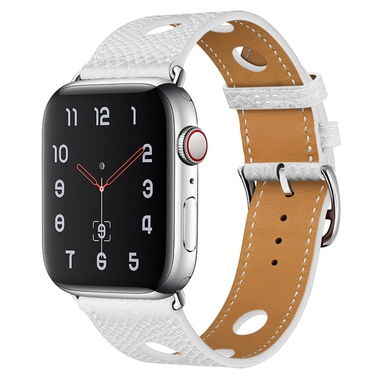 Cinturino in PU con fibbia argento per Apple Watch
