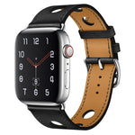 Cinturino in PU con fibbia argento per Apple Watch