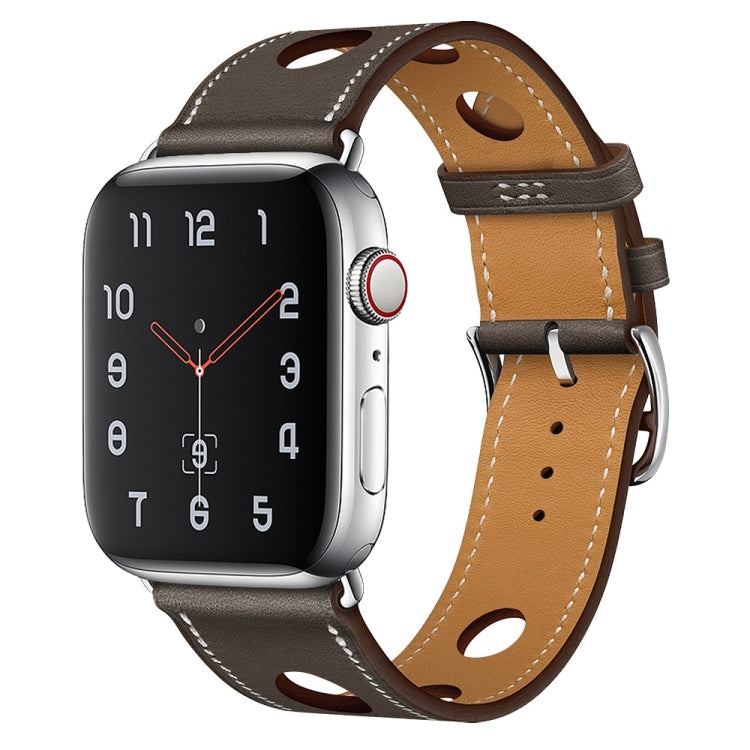 Cinturino in PU con fibbia argento per Apple Watch