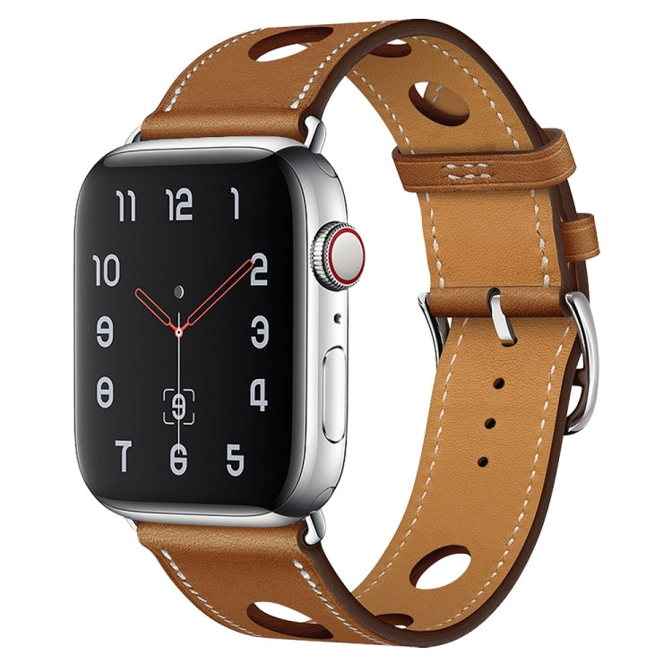 Cinturino in PU con fibbia argento per Apple Watch