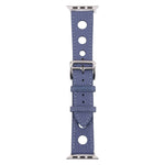 Cinturino in PU con fibbia argento per Apple Watch