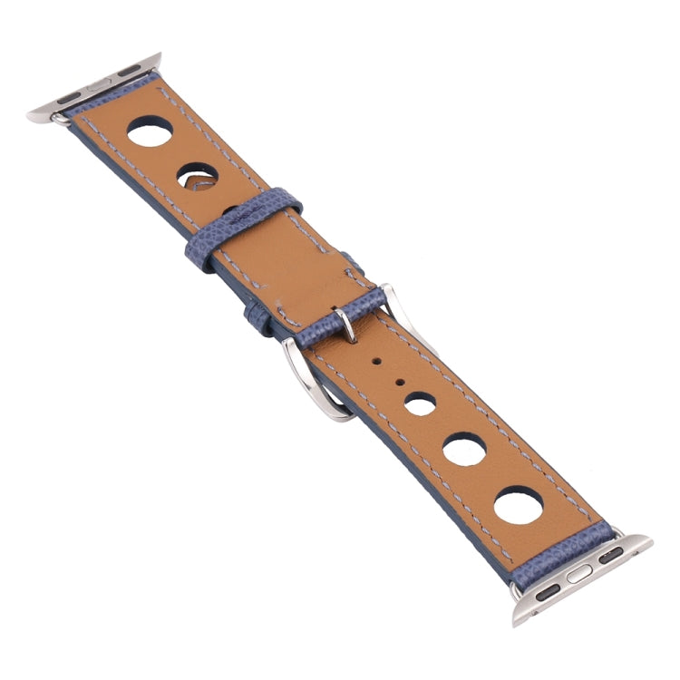 Cinturino in PU con fibbia argento per Apple Watch
