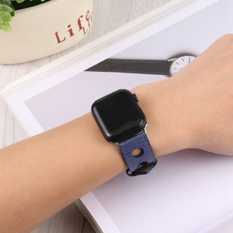 Cinturino in PU con fibbia argento per Apple Watch