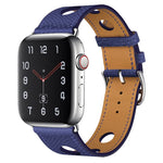 Cinturino in PU con fibbia argento per Apple Watch